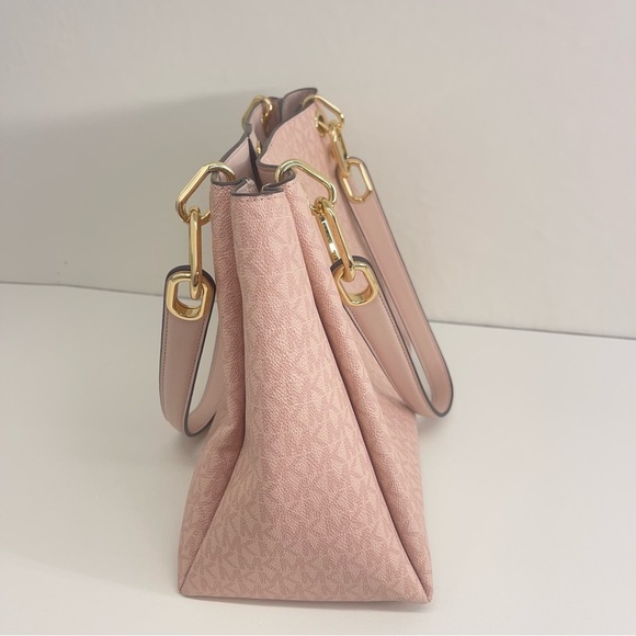 Michael Kors Trisha Large Shoulder Bag With Matching Wallet - Picture 4 of 16